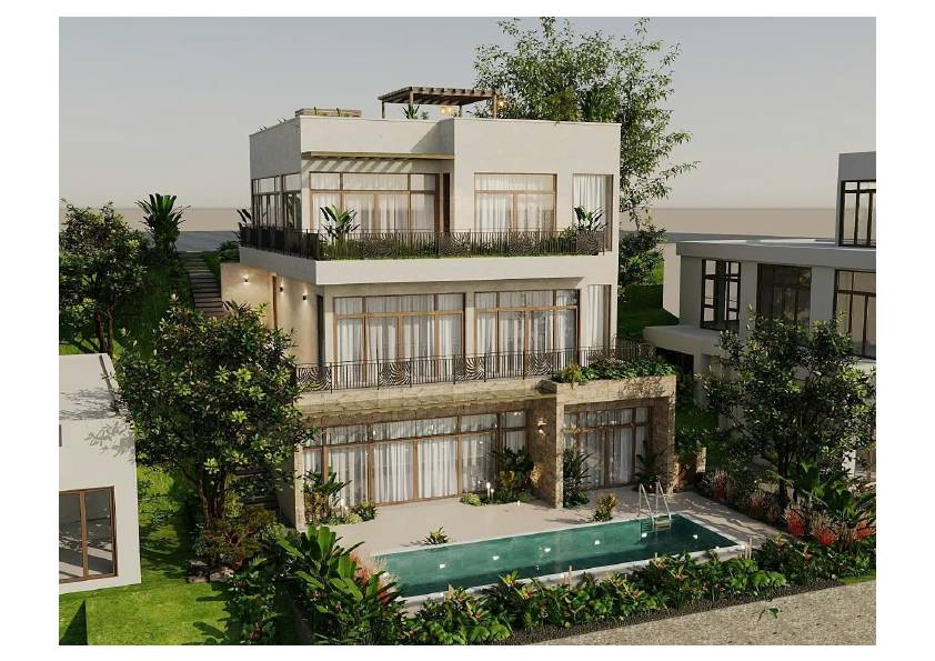 Ngoại thất Villa LS3-110 có bể bơi